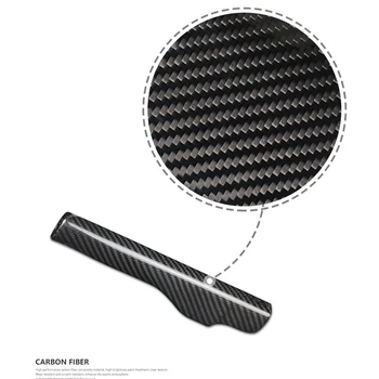 Накладка на рукоятку ручного тормоза автомобиля из углеродного волокна для Jetta MK3 Golf 6 MK6 EOS Scirocco Изображение 2