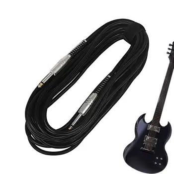 Гитарный кабель, шнур усилителя для бас-гитары, кабель-усилитель для аудиоинструмента, шнур для баса и электрогитары, шнур для бас-усилителя для электрической мандолины
