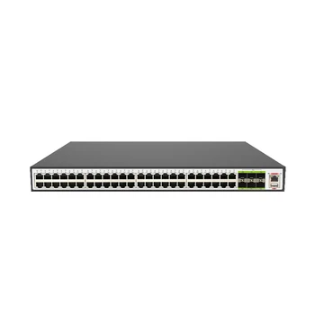Управляемый Ethernet-коммутатор SeekerStor L2 48 Портов 1000M RJ45, 6 Слотов 10G SFP +, Поддержка управления Web / CLI, Разделение Vlan Изображение 2
