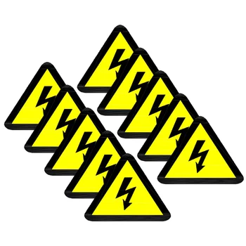 Клейкие наклейки с логотипом, Электрическая наклейка, Предупреждающая надпись на электрической панели, Знак ограждения, Предупреждение о высоком напряжении, опасные надписи.