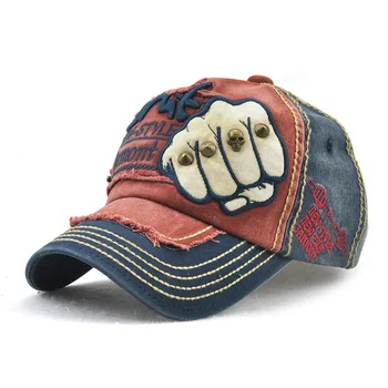 JAMONT оптовая продажа модная бейсболка мужская Snapback брендовая шляпа женская хлопчатобумажная шляпа с рисунком кулака унисекс для отдыха Gorras Изображение 2