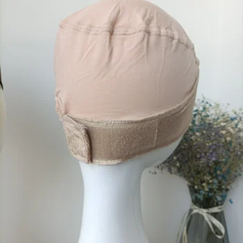 Женская шапочка для парика Z с бархатной повязкой на голову для женщин под парик от естественного выпадения волос, черная, коричневая, бежевая мода Изображение 2