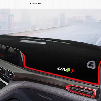Наклейки на приборную панель автомобиля, чехол для автоинструмента, Солнцезащитный коврик, Анти-УФ-ковер для Changan UNI-T Unit 2020 2023 Аксессуары Изображение 2