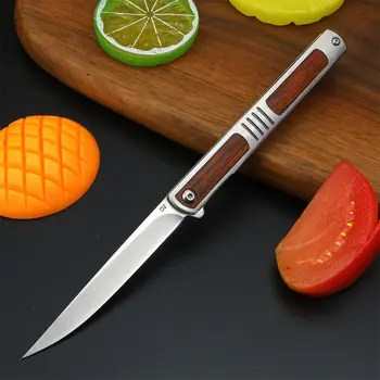 Новый складной карманный нож с шарикоподшипником D2 Blade, CEO Quick Opening Self Defense Slim Knife Bushcraft EDC Camping Survival Tool