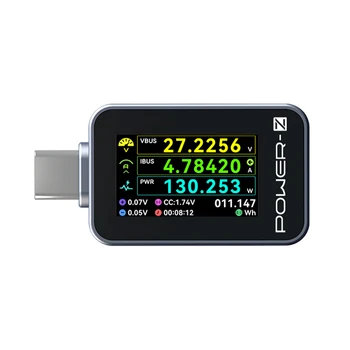 Портативный тестер USB-C C240 ChargerLAB POWER-Z, цифровой измеритель мощности, поддерживает 240 Вт pd3.1 qc5.0, USB-C телефоны, ноутбуки, зарядные устройства Изображение 2