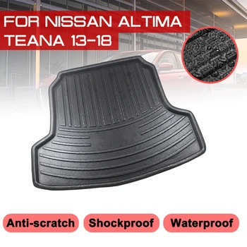 Автомобильный коврик для Nissan Altima Teana 2013 2014 2015 2016 2017 2018, защита заднего багажника от грязи Изображение 2