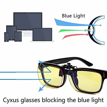 Солнцезащитные очки для рыбалки Uv400 ночного видения, современные модные солнцезащитные очки для мужчин и женщин, зажим для очков с антибликовым покрытием Изображение 2