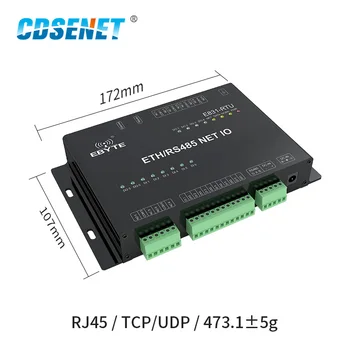 RS485 ЦИФРОВОЙ Релейный выход ДАННЫХ Беспроводной приемопередатчик Радиомодем CDSENET E831-RTU (6060-ETH) Интерфейс Ethernet Modbus TCP RTU Изображение 2