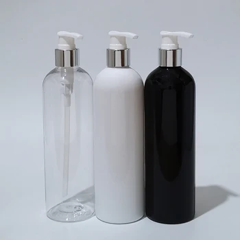 18шт 400 мл Пустых пластиковых бутылок с жидким Мылом, Контейнер для насоса для лосьона личной гигиены, геля для душа, Шампуня, Косметическая Упаковка Изображение 2
