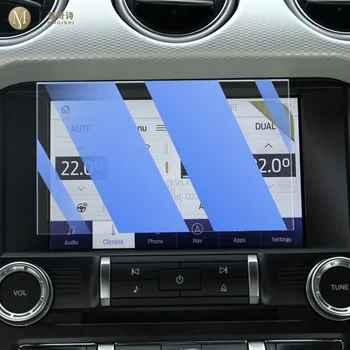 Для Ford Mustang 2022-2024 Экранная заставка центральной консоли салона автомобиля закалочная стеклянная пленка Аксессуары для защиты от царапин и отпечатков пальцев Изображение 2