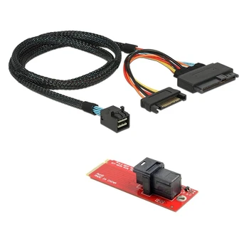 Комплект U2 U.2 SFF-8639 Адаптер NVME Pcie SSD и кабель для материнской платы SSD 750 P3600 P3700 M.2 SFF-8643
