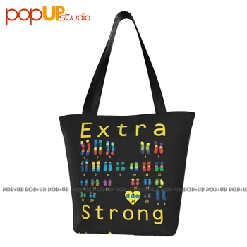 Очень сильные хромосомы, трисомия 21 Xx, уличные сумки, сумка для ланча, сумка для покупок, сумка через плечо