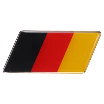 Наклейка с эмблемой немецкого флага, Передняя решетка радиатора, Бампер для