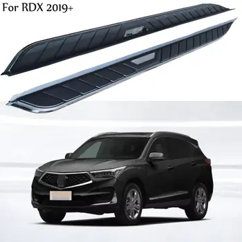 2шт Алюминиевая боковая ступенька из нержавеющей стали подходит для Acura RDX 2019-2022 Боковая ступенька Nerf Bar Педаль боковой лестницы