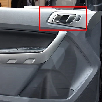 5X Правая Внутренняя Ручка Межкомнатной Двери Автомобиля Ford Ranger 2012-2021 Everest 2015-2021 Mazda BT50 2012-2019 Серебристо-Серый Изображение 2