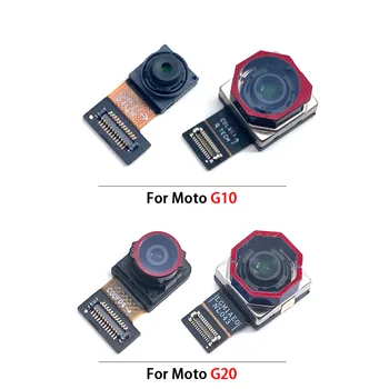 5шт, 100% Протестированная Передняя Маленькая Камера + Задняя Большая Основная Камера Модуль Гибкий Кабель Для Moto G10 G20 G22 G30 G31 G50 G60 G100 Изображение 2
