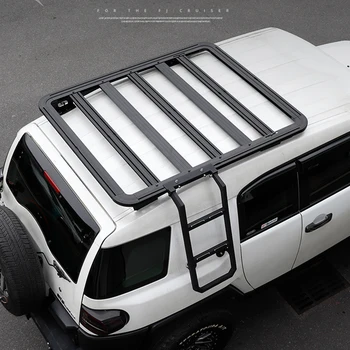 Новый багажник на крышу для Toyota FJ Cruiser Каркас платформы на крыше Багажник Лестница FJ Cruiser Аксессуары для модификации экстерьера