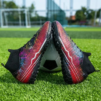 Высококачественная футбольная обувь для тренировок C.Ronaldo, Противоскользящие износостойкие футбольные бутсы Fustal, Общество Chuteira