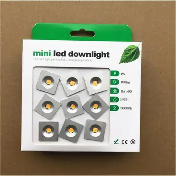 Светодиодный потолочный точечный светильник Mini 1W downlight led 12VDC 60D Mini led лампа белого или теплого белого цвета для домашнего освещения Изображение 2