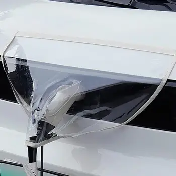 Прозрачная Магнитная крышка для зарядки автомобиля, Защита порта подключения электрического наружного зарядного устройства EV, Пылезащитные Непромокаемые чехлы Изображение 2