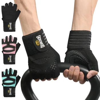 1 пара перчаток для тренажерного зала, перчатки для поднятия тяжестей, перчатки для бодибилдинга, спортивные упражнения, перчатки для велоспорта, перчатки для тренировок для мужчин и женщин