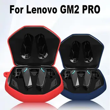Чехол для хранения наушников для Lenovo GM2 PRO, чехол для беспроводной гарнитуры, силиконовая сумка для переноски, противоударный протектор для наушников с карабином