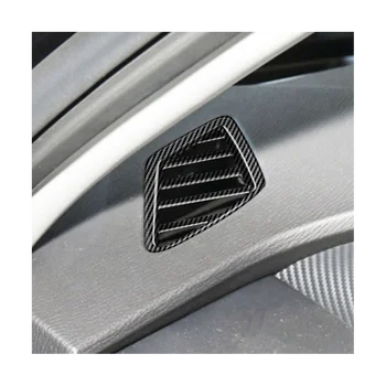 LHD для Mitsubishi Outlander 2022 2023 из углеродного волокна, накладка на вентиляционное отверстие передней приборной панели, рамка, наклейка для укладки автомобиля Изображение 2