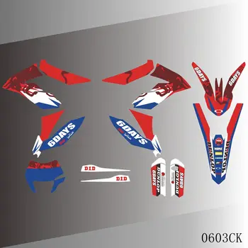 Полная графика Отличительные знаки Наклейки Фон мотоцикла Пользовательское название номера для KTM KTM FREERIDE 250 R 350 R 250R 350R 2012-2020