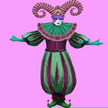 Венецианский костюм Клоуна Роскошное ШОУ активность клоунов парад дворцовый костюм