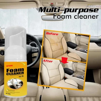 Спрей для пенообразователя, многоцелевые антивозрастные средства для чистки салона автомобиля, домашняя чистящая пена для мытья кожи в салоне автомобиля
