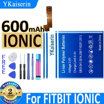 Сменный аккумулятор YKaiserin емкостью 600 мАч для смарт-спортивных часов Fitbit Ionic LSSP302228SE Watch Battery