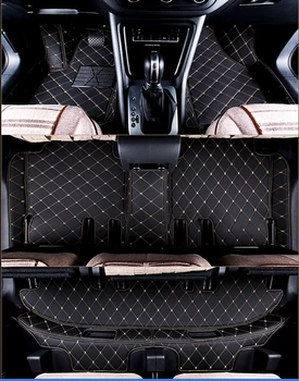 Высокое качество! Специальные автомобильные коврики на заказ для Lincoln Aviator 6 7 мест 2024-2020, прочные водонепроницаемые ковры, бесплатная доставка Изображение 2