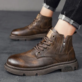 CYYTL Обувь Для Мужчин; Кожаные Ковбойские Армейские Тактические Ботинки 