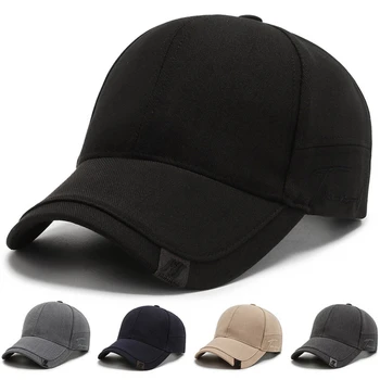 мужские кепки, однотонные бейсболки для мужчин, уличная хлопчатобумажная кепка Bone Gorras, мужские шляпы для дальнобойщиков