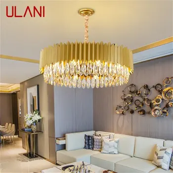 Люстра ULANI, светильники, Роскошный Золотой подвесной светильник, домашняя светодиодная подсветка в постмодернистском стиле для гостиной, столовой