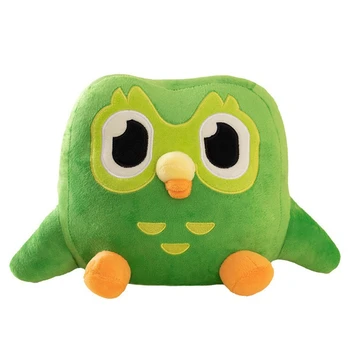 Новая любимая Зеленая сова, плюшевая банка, Зеленая плюшевая игрушка-животное, Мягкая подушка, подарки для фанатов и любителей мультфильмов 20 Х 30 см