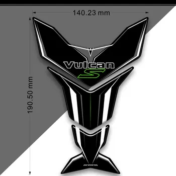 Для Kawasaki VULCAN S 650 VN650 накладки на бак Наклейки Защита топливного бака мотоцикла Изображение 2