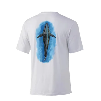 HUK Летняя одежда для рыбалки, рыболовные рубашки С коротким рукавом, футболки с защитой от ультрафиолета, Camisa De Pesca UPF 50, походная футболка