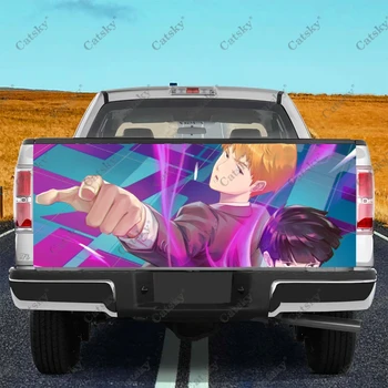 Mob Psycho 100 Аниме автомобильная наклейка модификация заднего хвоста грузовика на заказ подходит для внедорожника автомобиля грузовика упаковочная наклейка термоаппликация