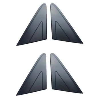 4x Треугольная накладка на переднее левое и правое боковое зеркало с треугольным гарниром, Угловая Треугольная пластина для Toyota Vios 2014-2021