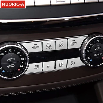 Кнопки кондиционера центральной консоли Наклейки Декоративная накладка для Mercedes Benz ML GL GLE GLS Для стайлинга автомобилей Интерьер