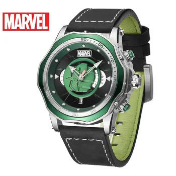 Marvel Avengers Халк Для мужских часов Кварцевые наручные часы Мужская мода Luminouos Часы Сапфировое стекло Дата Новинки Relogio Masculino Изображение 2