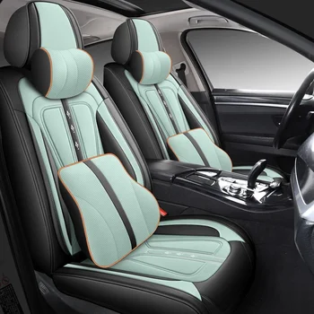 Чехол для автомобильного сиденья из искусственной кожи для Renault Duster 2011-2023 годов выпуска Изображение 2
