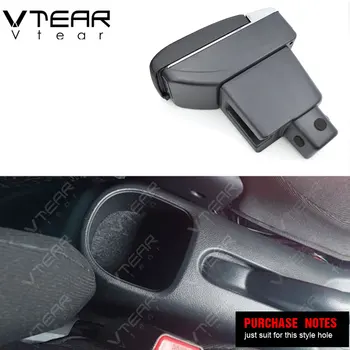 Vtear Для Honda BRV подлокотник коробка Зарядка через USB повышает двухслойность содержимого центрального магазина подстаканник пепельница аксессуары 15-18 Изображение 2