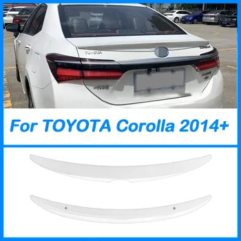 Для TOYOTA Corolla 2014 + Задний Багажник Спойлер Заднего Крыла Обвес Аксессуары ABS Глянцевый Черный Рисунок Из Углеродного Волокна Другие Цвета