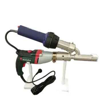 Пластиковый экструзионный сварочный аппарат Сварочный аппарат для горячего воздуха пластиковый сварочный пистолет экструдер для PP PE HDPE LDPE 220 В Изображение 2