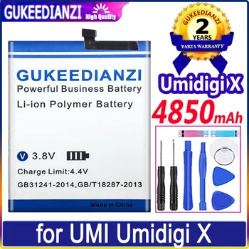 Аккумулятор GUKEEDIANZI емкостью 4850 мАч для UMI Umidigi X High Capacity Batterij
