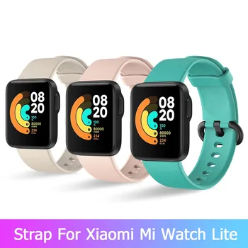 Для Xiaomi Mi Watch Lite Ремешок Спортивный Смарт-аксессуар для Redmi Ремешок для часов Браслет для Xiaomi Redmi ремешок для часов розовый зеленый Изображение 2