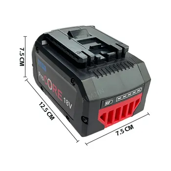 Сменный аккумулятор 18V 8000mAh для аккумуляторных инструментов Bosch 18V Professional System BAT609 BAT618 GBA80 21900 Изображение 2