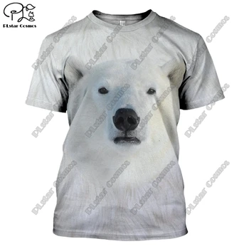 Птицы Коала Ленивец Павлин Пингвин Белый медведь Животное Косплей костюм 3D печать Женская Мужская летняя футболка с коротким рукавом